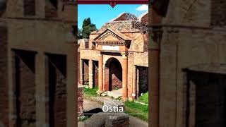 Well Preserved Roman City  Ostia Italy [upl. by Penny]