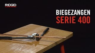 RIDGID Biegezangen Serie 400 [upl. by Brackett]