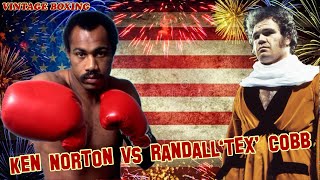 Ken Norton vs Randall Tex Cobb 1080p 60fps [upl. by Niessuh]