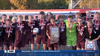 High School Soccer Concordia falls to Evansville Memorial in 2a state final [upl. by Alra]