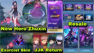 Promo Dia နဲ့ ဝယ်ယူလို့ရမဲ့အရာများ Exorcist Skin တွေရဲ့ Effect များ Hero အသစ် နဲ့ Update အသစ်များ 🤩 [upl. by Gordy200]