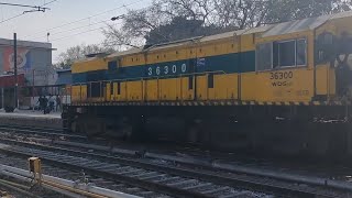 12013 New Delhi Amritsar Shatabdi being Shunted at New Delhi Platform by TKD WDS6AD 30600 [upl. by Aihsenot]