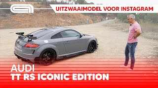 Audi TTRS Iconic Edition rijtest afscheid van een icoon [upl. by Ellehsat]