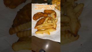 HOMEMADE RAISING CANE’S CHICKEN FINGERS WITH WALMART’S SAUCE 😮‍💨🍗shorts food chicken 2024 [upl. by Airol605]