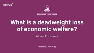 Externalities and Deadweight Loss of Welfare Explained I A Level and IB Economics [upl. by Anairuy]