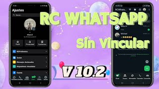 RC WHATSAPP VERSIÓN 102 ACTUALIZADO SIN VINCULAR 💯✅️✅️ [upl. by Halpern592]