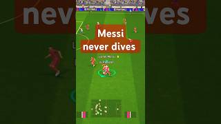 Goat messi never dive 👽  efootball pes edit shorts messicirque messiedit [upl. by Lehcnom]