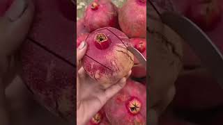 Pomegranate cutting asmr video viralvideo asmr [upl. by Eanwahs]