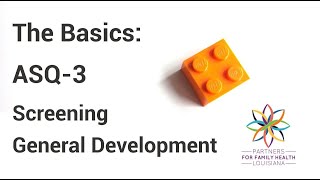 Developmental Screening  The Basics ASQ3 [upl. by Enyehc]