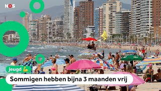 Kindervraag Welk land heeft het langst zomervakantie [upl. by Aifoz]