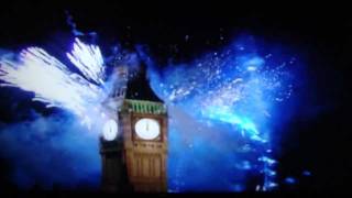 London Fireworks 2012 Broadcast Live Happy New Year [upl. by Sissie]