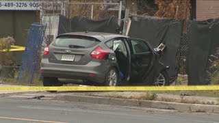 Four suspects arrested after shooting and a crash in Toronto [upl. by Ycam]