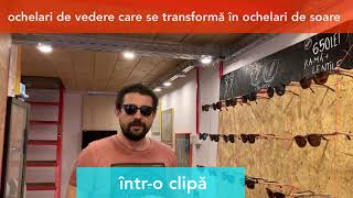 Clipon sunt ochelari de vedere care se transforma in ochelari de soare intro clipa [upl. by Matejka]