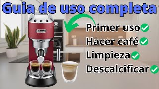 ✅☕ Delonghi DEDICA TUTORIAL Español ☕✅ [upl. by Alic669]