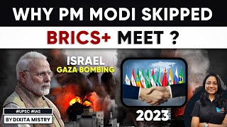 Why PM Modi Skipped BRICS Plus Meet upsc iastarun pmmodi [upl. by Eelyk181]