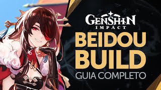 GUIA BEIDOU Build melhor arma habilidades e gameplay  Genshin Impact [upl. by Britton973]