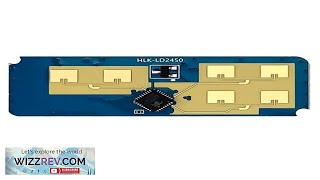 HiLink HLKLD2450 24GHz Motion Target Tracking Radar Sensor Module Distance Angle Review [upl. by Ayocal]