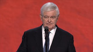 Former House Speaker Newt Gingrich speaks at RNC 2024 [upl. by Cnahc772]