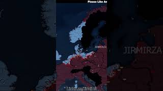 Warsaw Pact Vs NATO hoi4 history ww2 timelapse shorts europe russia usa subscribe map [upl. by Irt751]