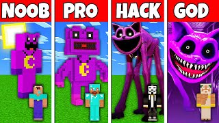 Minecraft Battle NOOB vs PRO vs HACKER vs GOD CATNAP POPPY PLAYTIME BUILD CHALLENGE in Minecraft [upl. by Minardi]