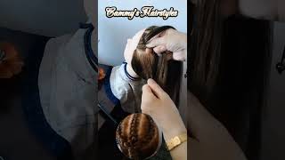 How To Add In hair Extension To BraidsAfro BraidsandFeed Braids🦋💙🕊🤍🤲🏻😍😘♥️🐞🌞🍀🎩 [upl. by Rogovy]