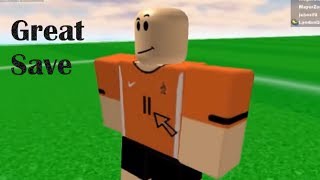 ROBLOX Iker Casillas vs Arjen Robben STUNNING SAVE [upl. by Ahsert]