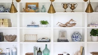 Howto Style Your Bookshelves [upl. by Albur]