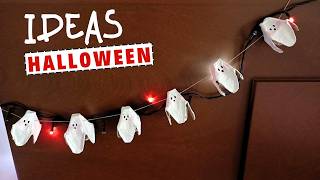 Idea fácil para Halloween  manualidad reciclable 👻😱 [upl. by Herson]