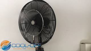 24 Inch Oscillating Misting Fan by CoolOff [upl. by Elehcim171]