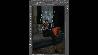 how to create window light reflection in photoshop  shorts [upl. by Ardis]