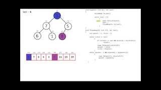 Heap Sort Animation [upl. by Anilorac]
