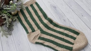 Peppermint Christmas Stocking Crochet Pattern [upl. by Mazurek872]