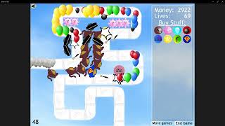 Bloons TD 2 easy Walkthrough [upl. by Nigem]