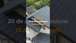 📞 076055887  satul Măgdăcești Criuleni acoperiș renovat cu țigla metalică Roofart Arctica [upl. by Elkin]