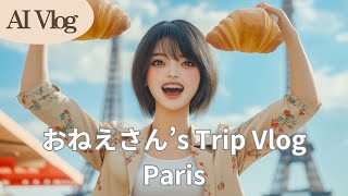 「おねえさん」のパリ旅行でAIがまさかの大暴走 ひろゆきAIがツッコミまくる爆笑Vlog [upl. by Zimmerman843]