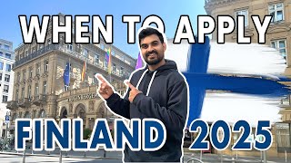 When to apply in Finland 2025  Important Deadlines  Scholarships Applications [upl. by Ethel]