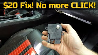 How to replace the AC Blend Door Actuator on a 2011 Mustang Shelby GT500 [upl. by Mloc]