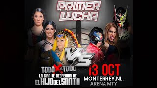 Julissa amp Lady Apache amp Valentina vs HIja de Fuerza Guerrera amp Ludak amp Vanilla Vargas [upl. by Annwahsal]