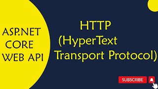 ASPNET Core WEB API  7 HTTP HyperText Transport Protocol in Telugu [upl. by Glynn]