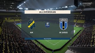 AIK vs IK Sirius 17112022 Club Friendlies FIFA 23 [upl. by Faxun811]