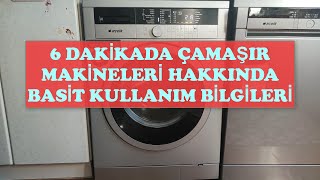 Çamaşır Makinesini İlk Defa Kullanacaklar İçin Kısa ve Önemli Bilgiler [upl. by Ylen797]