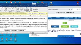 Diagrama de Gantt Online  Ejemplo [upl. by Ahsa]