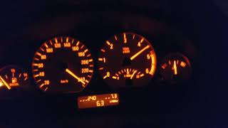 BMW E46 320D hybrid GT1752 MFS top speed [upl. by Halyak]