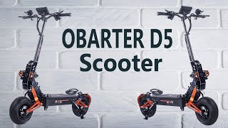 OBARTER D5 5000W Foldable Electric Scooter [upl. by Cenac]