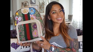 Gucci Ophidia Small Backpack Review MOD shots and What fits [upl. by Scoter]