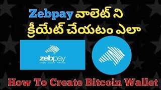 How To Create Bitcoin Walletzebpayin telugu [upl. by Llevart588]