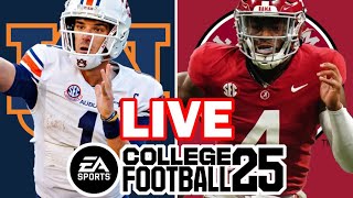 Auburn at Alabama  113024 Simulation EA College Football 25 [upl. by Royce967]