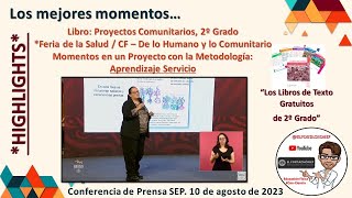 Proyectos Comunitarios 2o grado Feria de la Salud De lo Humano y lo Comunitario ¿Y Educ Fisica [upl. by Alfi189]