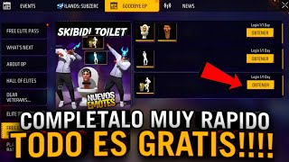 EMOTE GRATIS de SKIBIDI TOILET x FREEE FIRE NUEVA ACTUALIZACION 😱 Agenda Semanal de free fire [upl. by Drewett783]