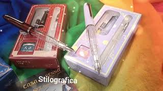 penne stilografiche sailor retro trasparenti [upl. by Lillywhite214]